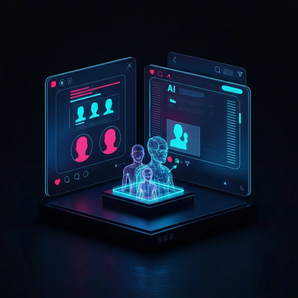 Ateities AI integracija socialiniuose tinkluose
